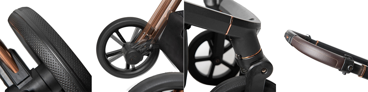 Амортизация и колеса коляски Эспиро