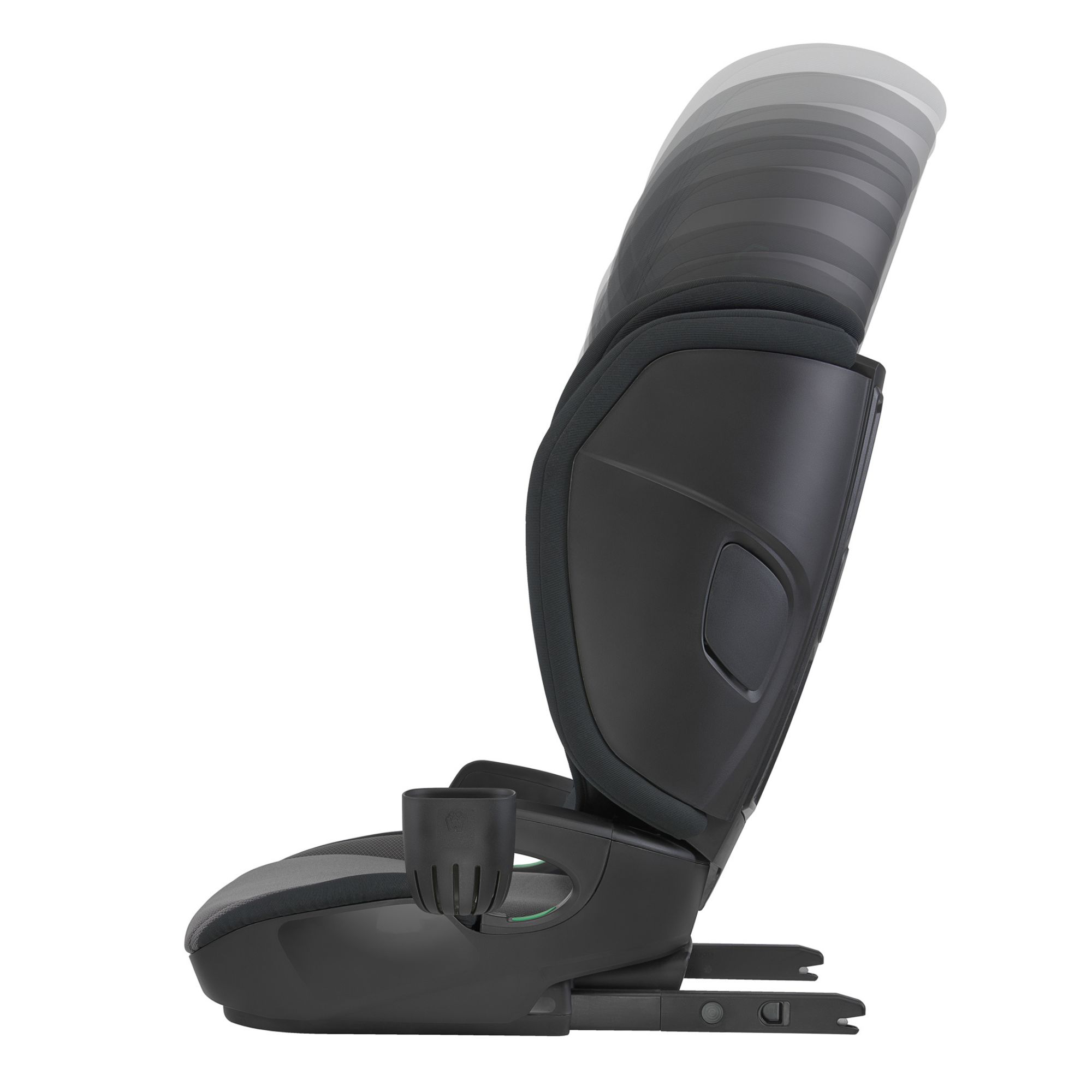 Интуитивная регулировка подголовника, позволяющая креслу 'расти' вместе с ребенком