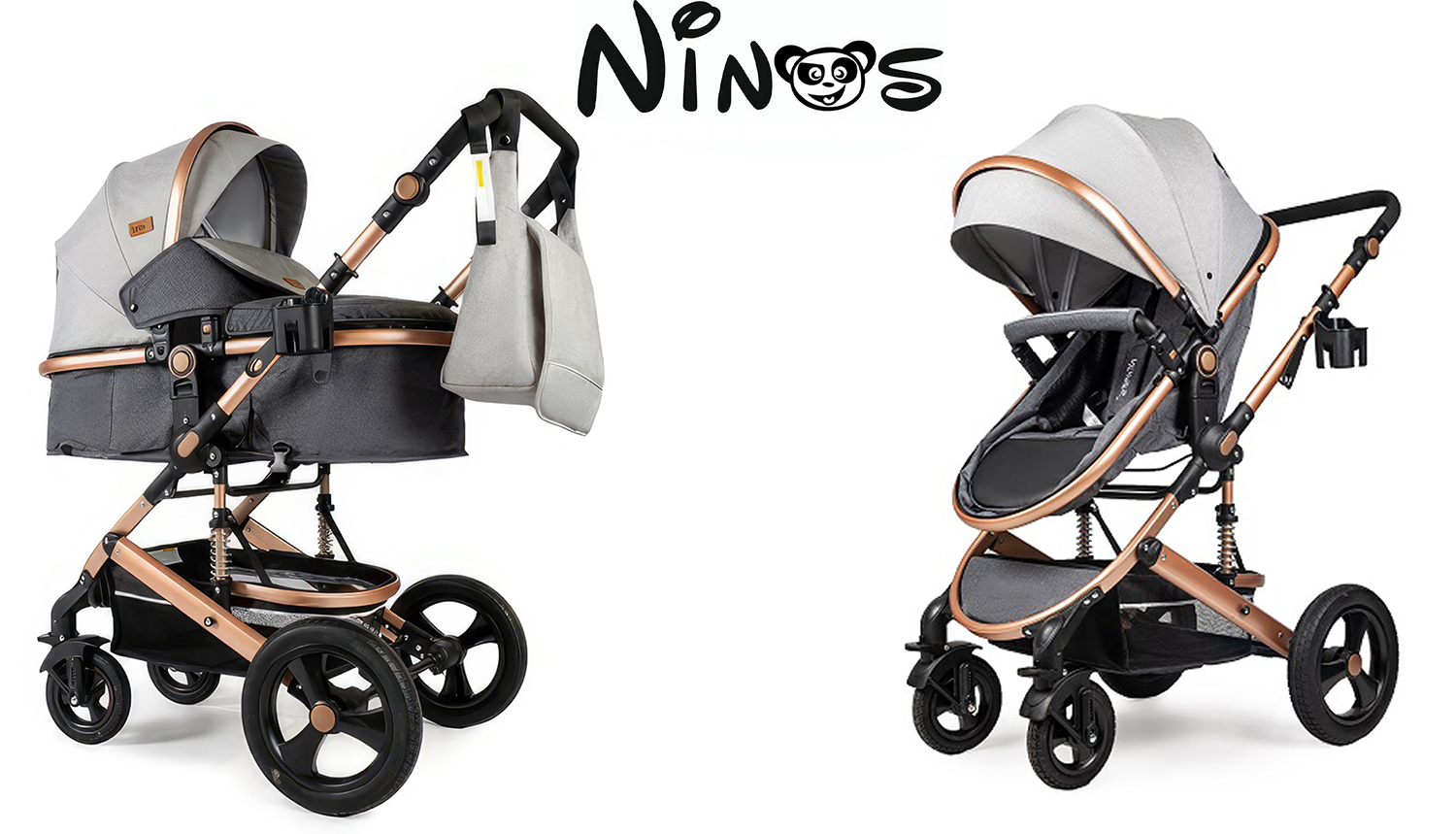 коляска 3 в 1 Ninos Brava New