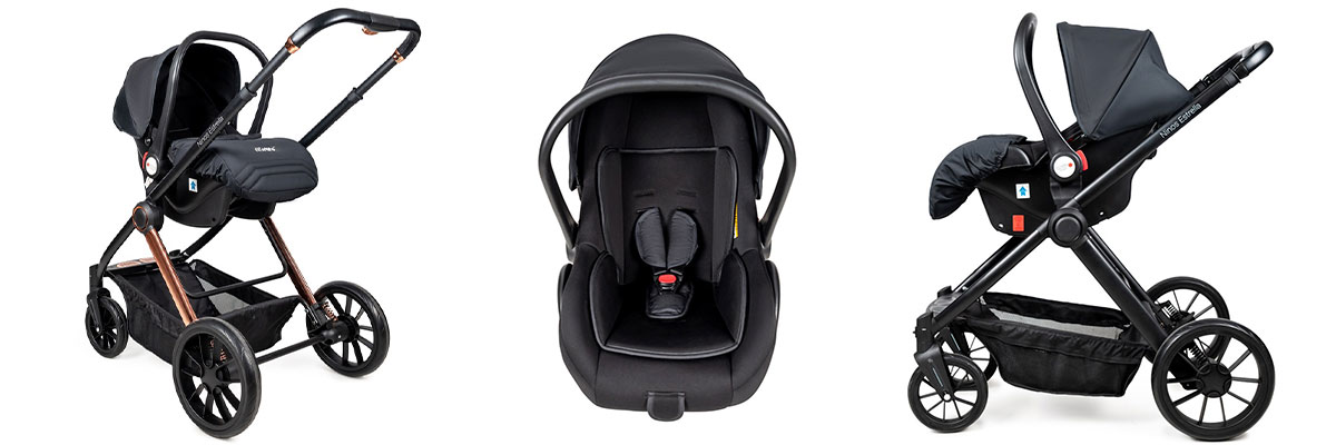 Универсальная коляска для новорожденных 2 в 1 Ninos Estrella з автолюлькою для малюків