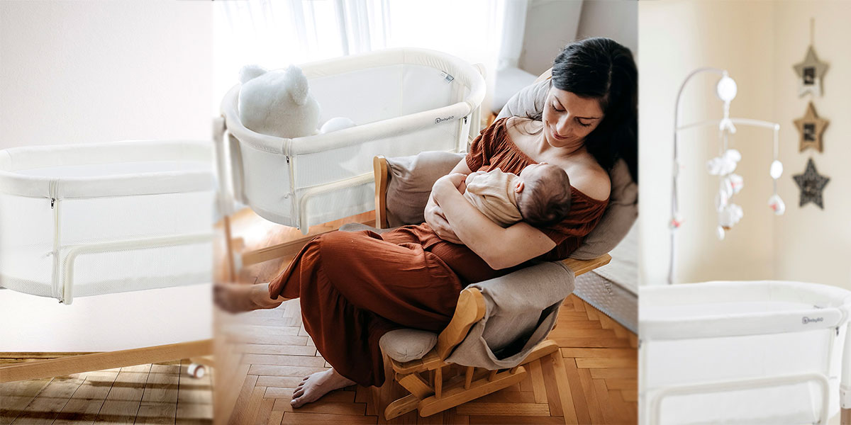 Дитяче ліжечко-люлька 2в1 BabyGO Amila