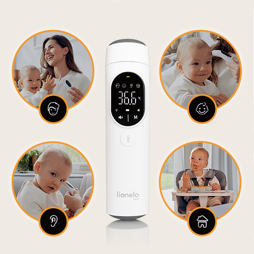 4 measurement modes with Lionelo FeverScan