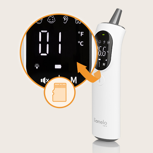 Memory function of Lionelo FeverScan