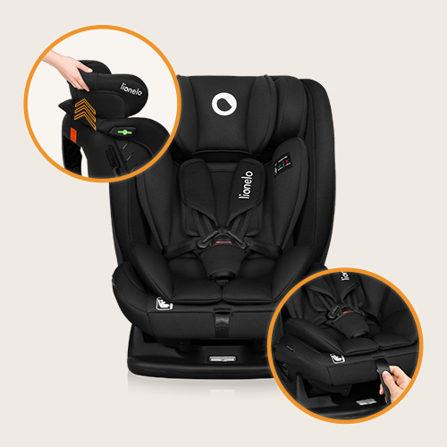 Lionelo Izzy i-Size - Одночасне регулювання