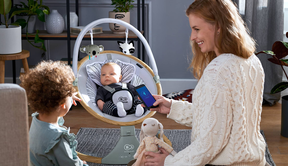 Кресло-качалка Kinderkraft Lumi Wooden