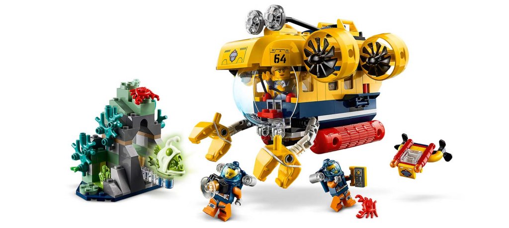 Конструктор Lego City Океан: исследовательская подводная лодка